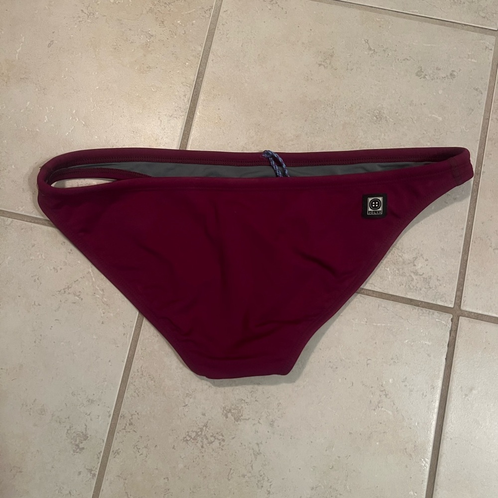 Jolyn Clothing Bali Bikini Bottom in Cabernet XL